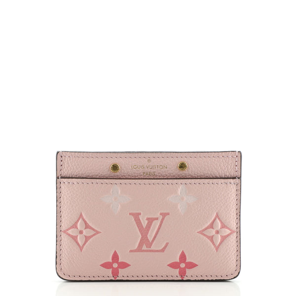 Louis Vuitton Card Holder By The Pool Monogram Empreinte Giant Pink 1747672