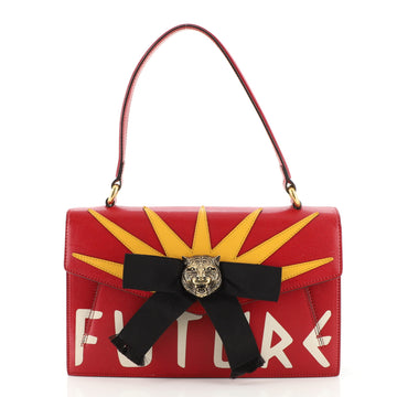 Gucci Osiride Top Handle Bag Printed Leather with Applique Small