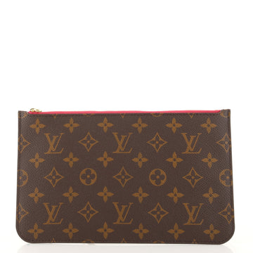 Louis Vuitton Neverfull Pochette Monogram Canvas Large
