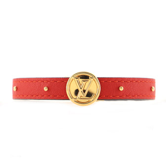 Louis Vuitton LV Circle Reversible Bracelet Monogram Canvas and Leather