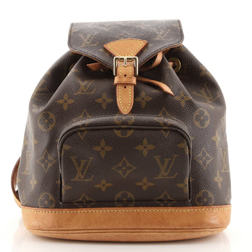 Louis Vuitton Vintage Montsouris Backpack Monogram Canvas PM