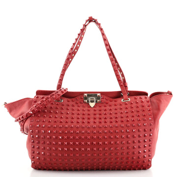Valentino Rockstud Tote Full Studded Leather Medium