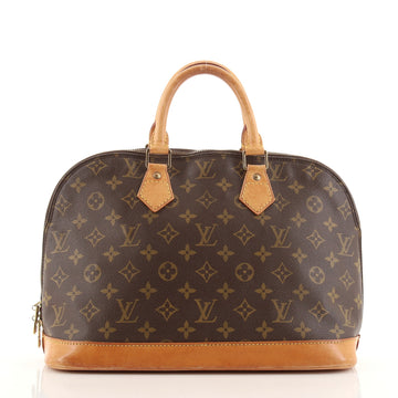 Louis Vuitton Vintage Alma Handbag Monogram Canvas PM