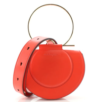 Salvatore Ferragamo Daphne Shoulder Bag Leather