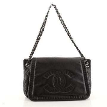Chanel Luxe Ligne Accordion Flap Bag Leather