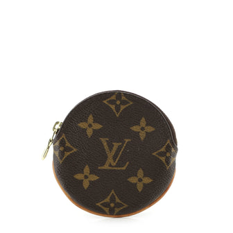Louis Vuitton Round Coin Purse Monogram Canvas
