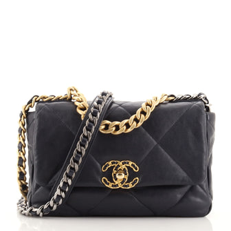 Chanel 19 Flap Bag Quilted Lambskin Medium