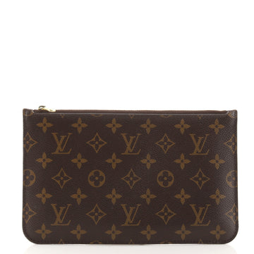 Louis Vuitton Neverfull Pochette Monogram Canvas Large