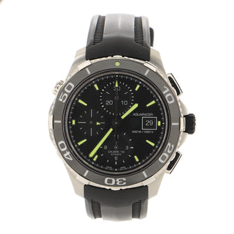Tag Heuer Aquaracer 500M Calibre 16 Chronograph Automatic Watch Stainless Steel and Rubber 43