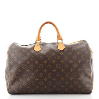 Louis Vuitton Speedy Handbag Monogram Canvas 40