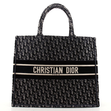 Christian Dior Book Tote Oblique Velvet