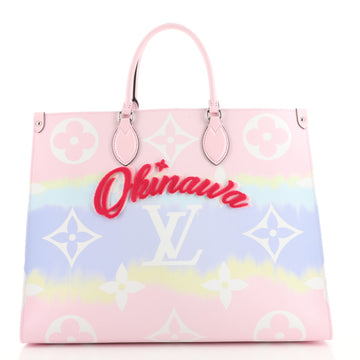 Louis Vuitton OnTheGo Tote Limited Edition Cities Escale Monogram Giant GM