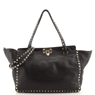 Valentino Rockstud Tote Soft Leather Medium