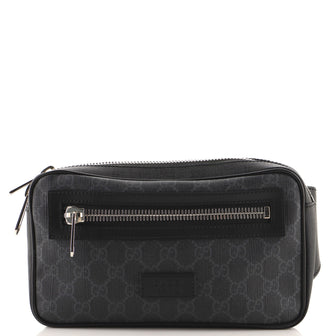Gucci Soft Zip Belt Bag GG Coated Canvas Small