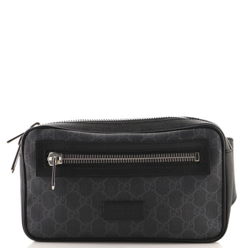 Gucci Soft Zip Belt Bag GG Coated Canvas Small