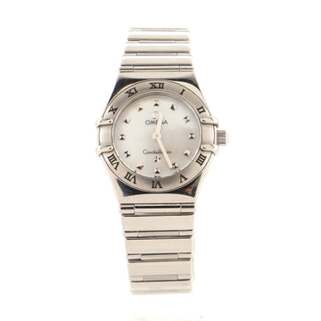 Omega Constellation My Choice Quartz Watch Stainless Steel and Mother of Pearl 22