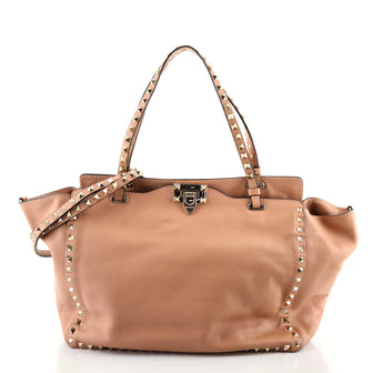 Valentino Rockstud Tote Soft Leather Medium