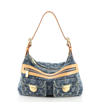 Louis Vuitton Baggy Handbag Denim PM
