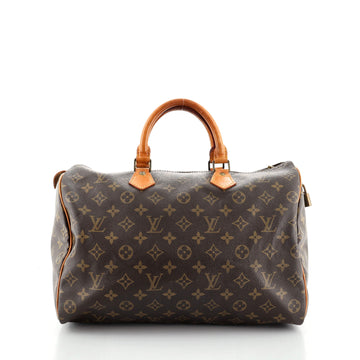 Louis Vuitton Speedy Handbag Monogram Canvas 35
