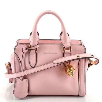 Alexander McQueen Padlock Zip Around Tote Leather Mini