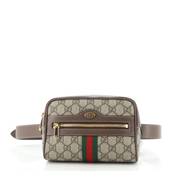Gucci Ophidia Belt Bag GG Coated Canvas Small