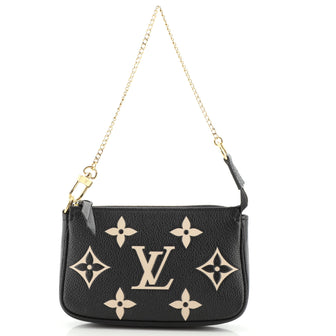 Louis Vuitton Pochette Accessoires Bicolor Monogram Empreinte Giant Mini