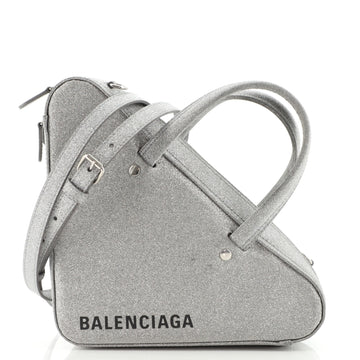 Balenciaga Triangle Duffle Bag Glitter XS