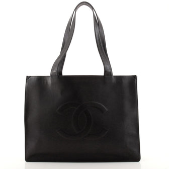Chanel Vintage Timeless Shopping Tote Caviar
