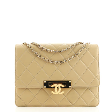 Chanel Golden Class Flap Bag Quilted Lambskin Medium