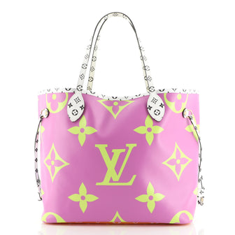 Louis Vuitton Neverfull NM Tote Limited Edition Colored Monogram Giant MM