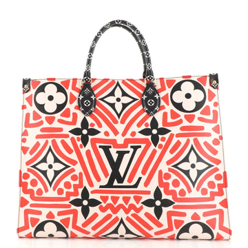 Louis Vuitton OnTheGo Tote Limited Edition Crafty Monogram Giant GM