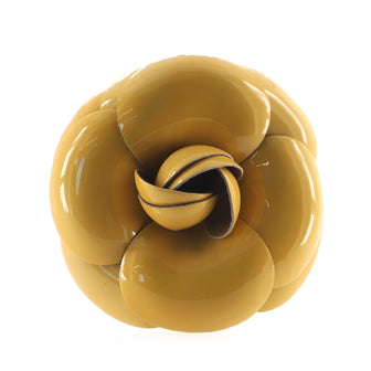Chanel Camellia Brooch Patent