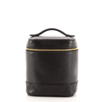 Chanel Vintage Cosmetic Case Lambskin Tall