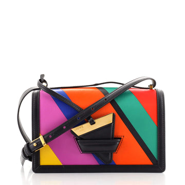 Loewe Barcelona Shoulder Bag Printed Leather Medium