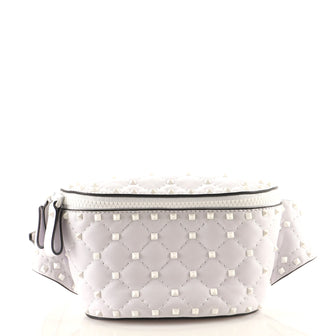 Valentino Free Rockstud Spike Belt Bag Quilted Leather