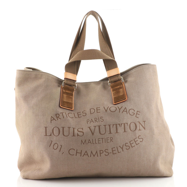 Louis Vuitton Limited Edition Articles de Voyage Cabas Denim XL at 1stDibs