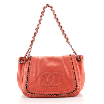 Chanel Luxe Ligne Accordion Flap Bag Leather