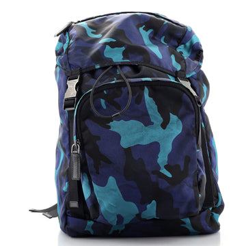 Prada Camouflage Backpack Tessuto Large