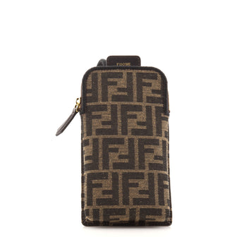 Fendi Strap You Shoulder Strap with Pouch Zucca Canvas