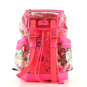 Gucci Techpack Backpack Flora PVC