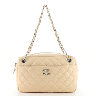Chanel Camera Case Bag Quilted Lambskin Medium