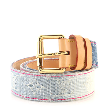 Louis Vuitton Sunshine Belt Denim Wide