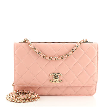 Chanel Trendy CC Wallet on Chain Quilted Lambskin