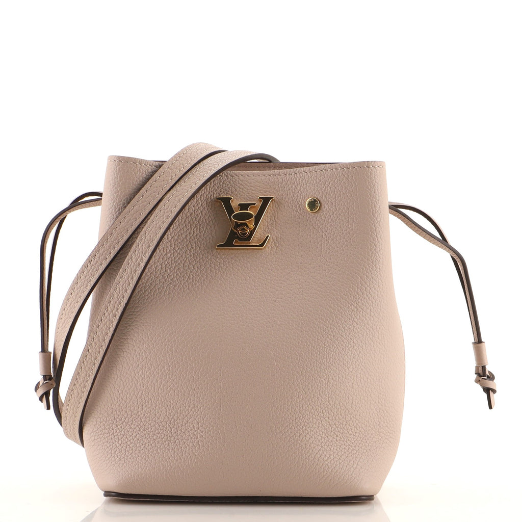Handbags Louis Vuitton Nano Lockme Bucket
