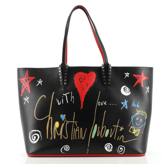 Christian Louboutin Cabata East West Tote Printed Leather Large