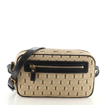 Saint Laurent Camera Bag Monogram All Over Canvas Small