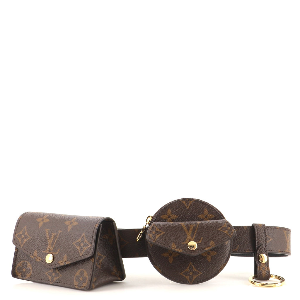 Louis Vuitton Daily Multi Pocket Belt Monogram Canvas Medium Brown 1144724