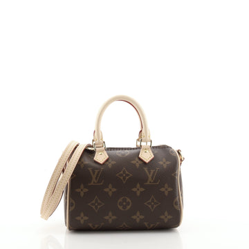 Louis Vuitton Speedy Bandouliere Bag Monogram Canvas Nano