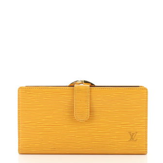 Louis Vuitton French Wallet Epi Leather Long
