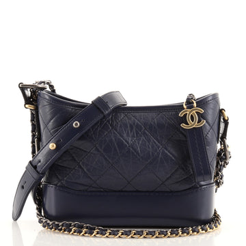 Chanel Gabrielle Hobo Quilted Aged Calfskin Small